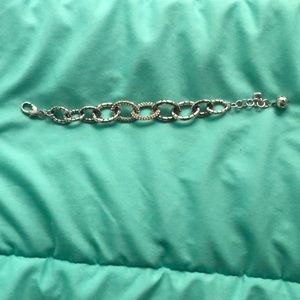 Silver toned Brighton chunky bracelet